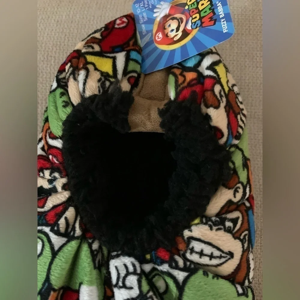 Super Mario Fuzzy Babba Slipper Socks